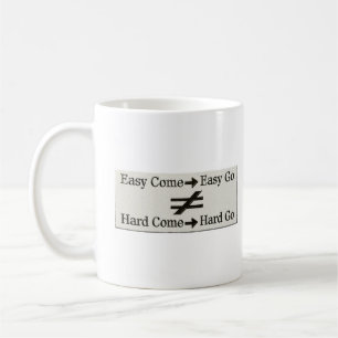 Mug Conception À Propos D'Un Travail Facile Et D'Une R