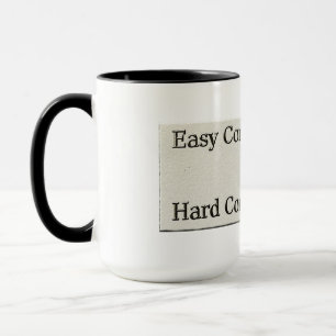 Mug Conception À Propos D'Un Travail Facile Et D'Une R