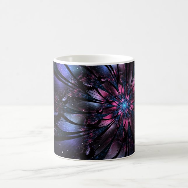 Mug Conception Abstraite des fleurs fractales.   (Centre)