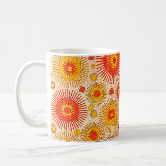 Mug Conception abstraite moderne et attrayante avec fl (Gauche)
