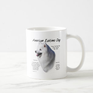 Mug Conception américaine d'histoire de chien esquima