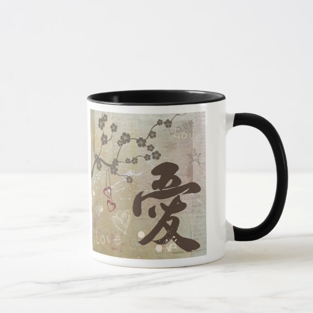 Mug Conception "amour" MugCup de kanji (Droite)