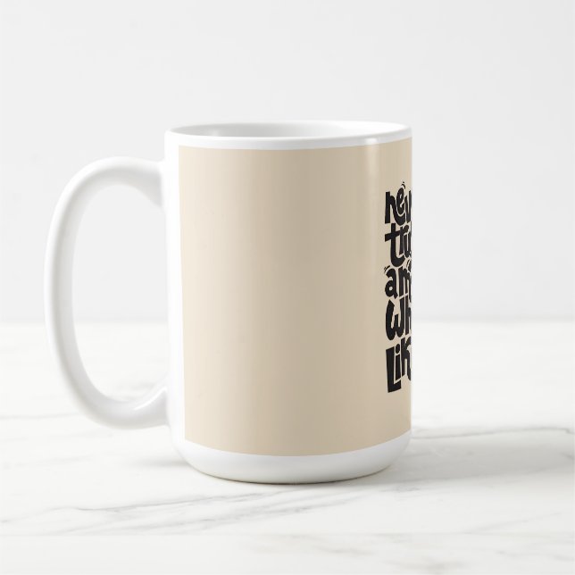 Mug Conception amusante de devis Amoureux des chats (Gauche)
