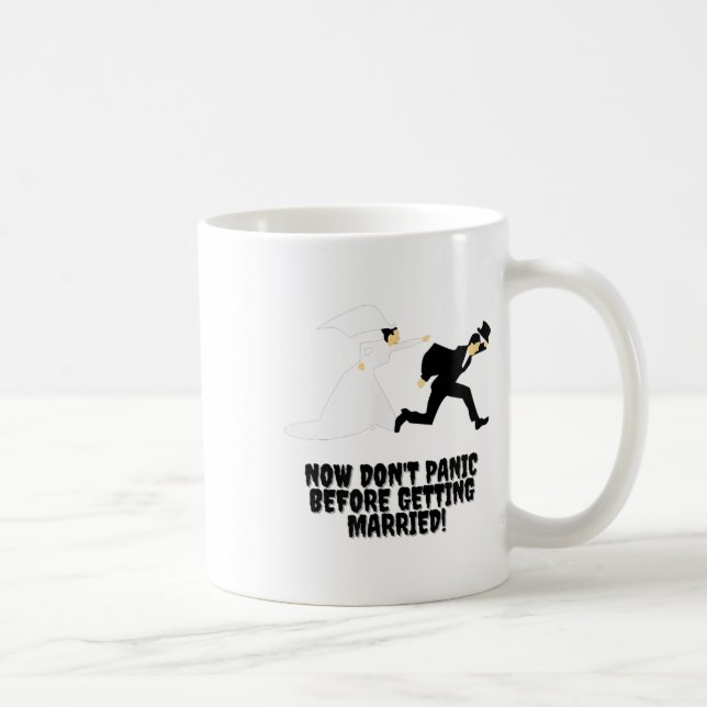 Mug Conception amusante _ La mariée poursuit sa mariée (Droite)