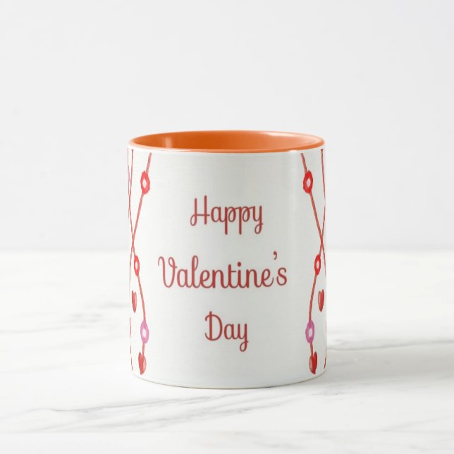 Mug Conception aquarelle pour la Saint-Valentin-23223 (Centre)