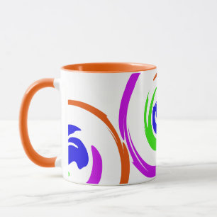 Mug Conception artistique moderne et colorée