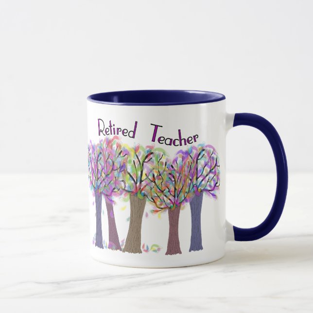 Mug Conception Artsy retirée d'arbres de professeur (Droite)