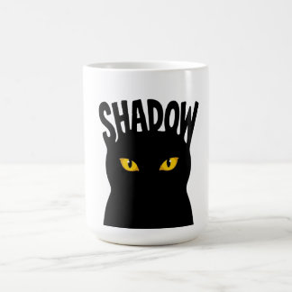 Mug Conception aux Yeux de Chat Noir Mystérieux