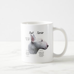 Mug Conception (blanche) d'histoire de bull-terrier