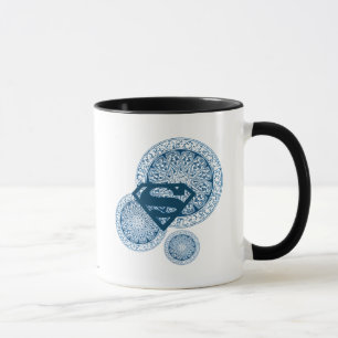 Mug Conception bleue de cercle de Supergirl