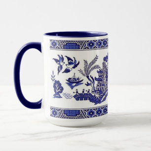 Mug Conception bleue de la Chine de saule