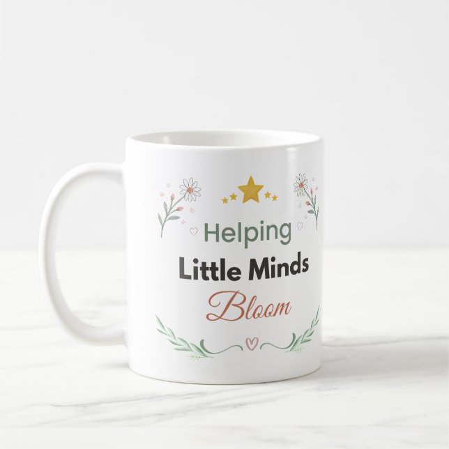 Mug Conception botanique de pâquerette de Tiny Moments (Gauche)