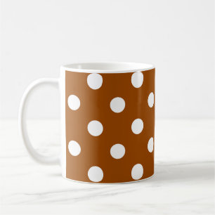 Mug Conception Brown de Pois blancs