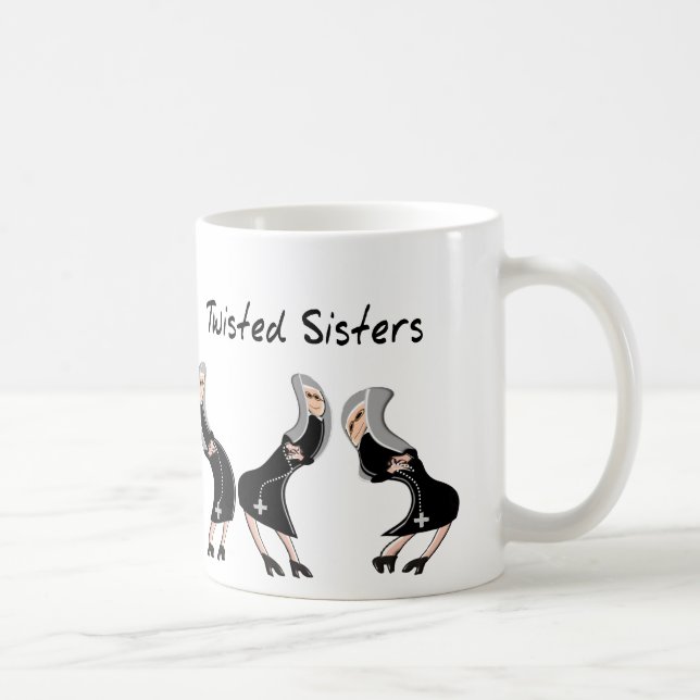 Mug Conception catholique "a tordu soeurs" de cadeaux (Droite)