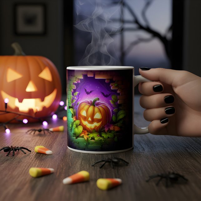 Mug Conception Citrouille 3d Halloween (Créateur téléchargé)