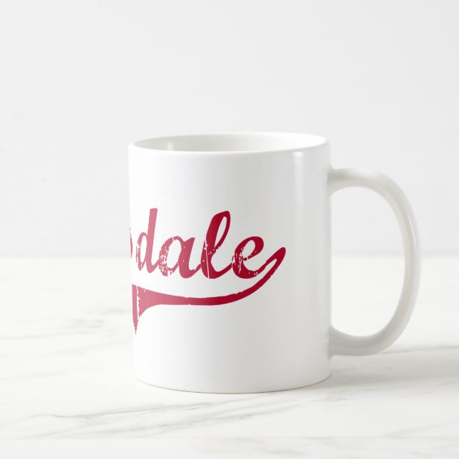 Mug Conception classique de Clarksdale Mississippi (Droite)