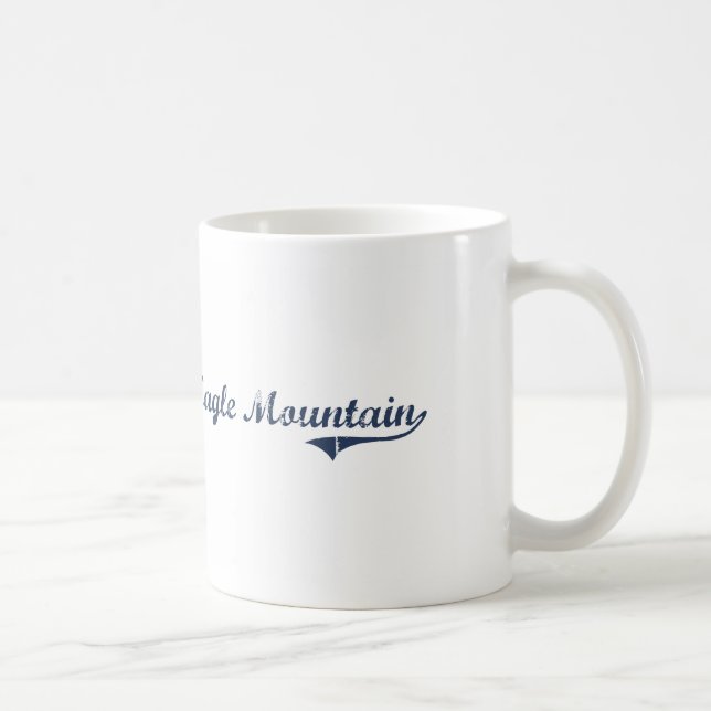 Mug Conception classique de l'Utah de montagne d'Eagle (Droite)
