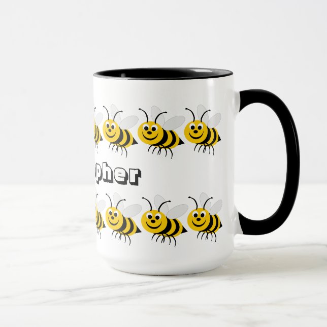 Mug Conception d'abeilles (Droite)