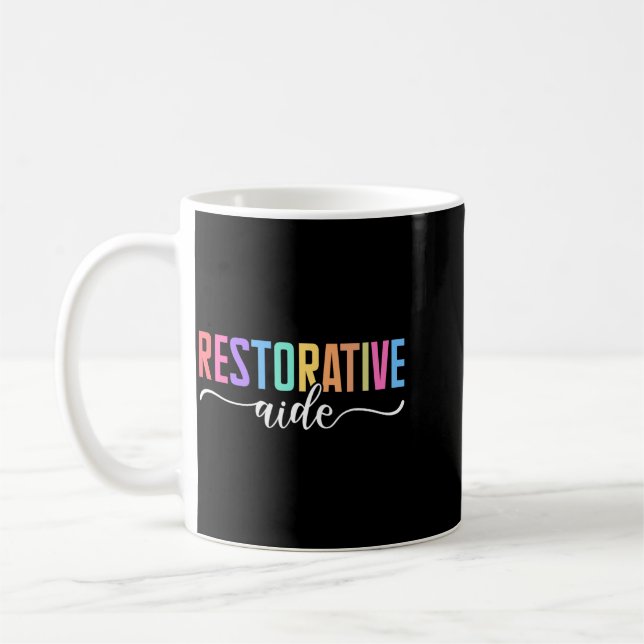 Mug Conception d'aide réparatrice Unisexe-Adultes Noir (Gauche)