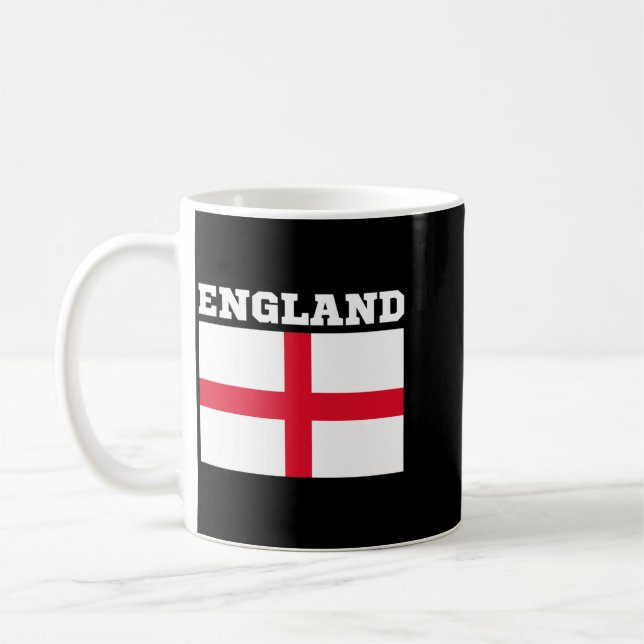Mug Conception d'amour de football d'Angleterre pour h (Gauche)