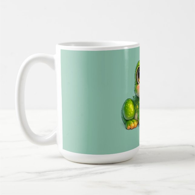 Mug Conception d'animal Kawaii de grenouille mignonne  (Gauche)