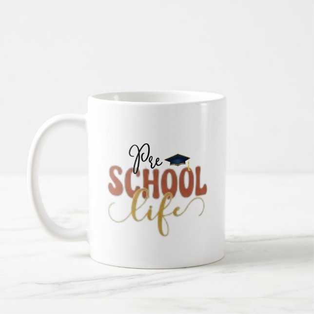 Mug Conception d'appréciation de l'enseignant de la vi (Gauche)