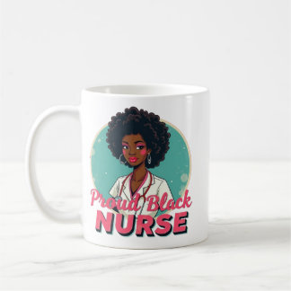 Mug Conception d'appréciation pour infirmière noire fi