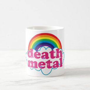 Mug Conception d'arc-en-ciel en métal de la mort