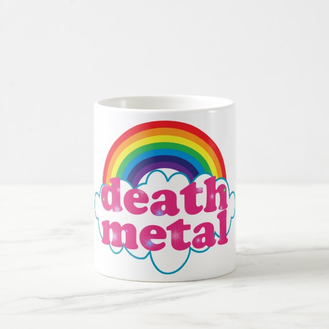 Mug Conception d'arc-en-ciel en métal de la mort (Centre)