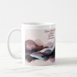 Mug Conception d'art abstrait   Minimaliste moderne