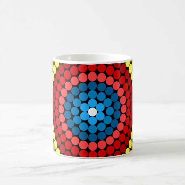 Mug Conception d'art mandala abstrait pointillé-65904 (Centre)