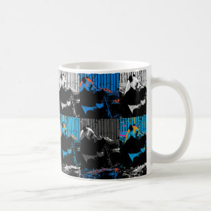 Mug Conception d'art moderne multi-panneaux d'ours Pan