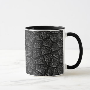 Mug Conception d'asphalte noir