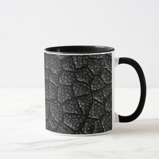 Mug Conception d'asphalte noir (Droite)