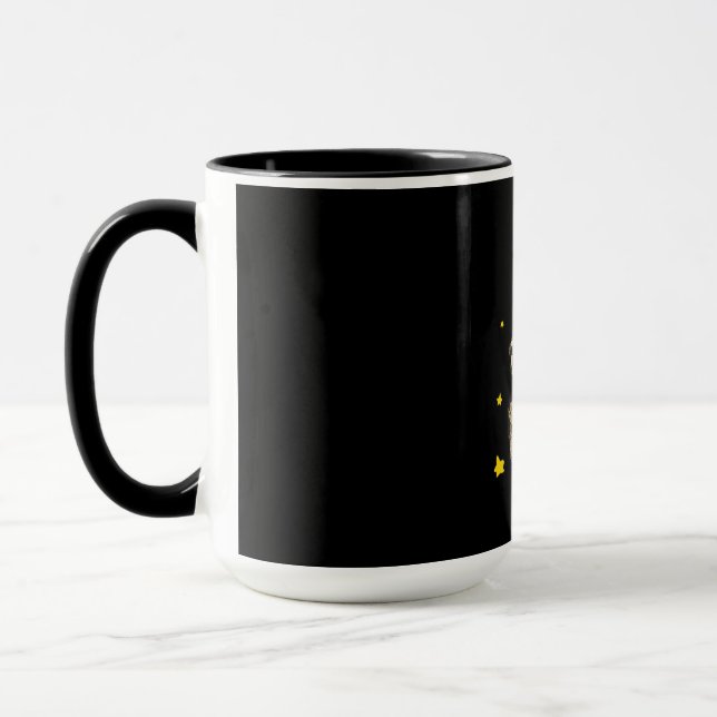 Mug Conception d'astronaute attrapant des étoiles (Gauche)