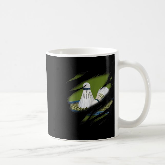 Mug Conception de badminton en moi  (Droite)