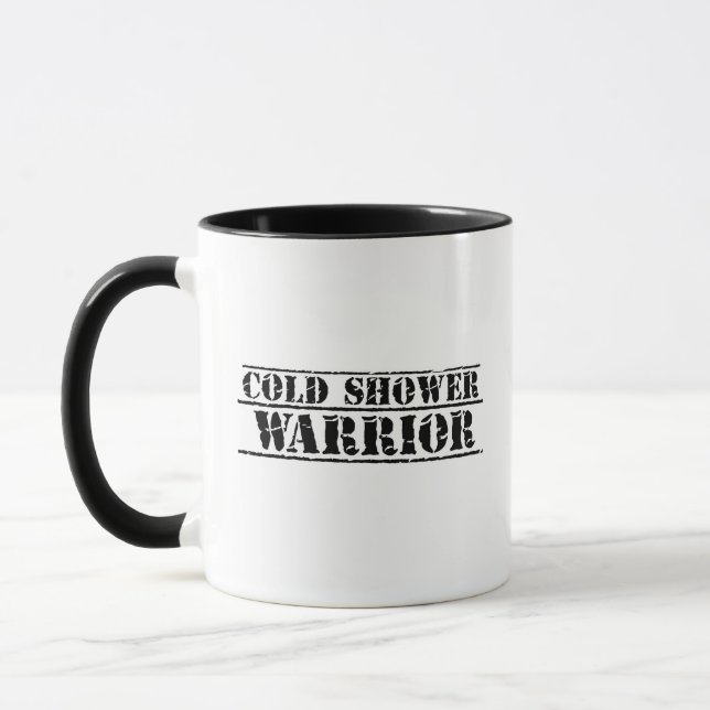 Mug Conception de base de Cold Shower Warriere Coffee  (Gauche)