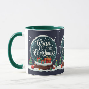 Mug Conception de boule à neige pour Noël : Emballez-l