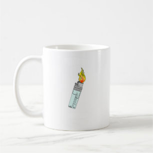 Mug Conception de briquet et de flamme