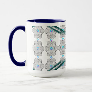 Mug Conception de bulles de boue combo
