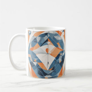 Mug Conception de canne à pêche pour poissons géométri