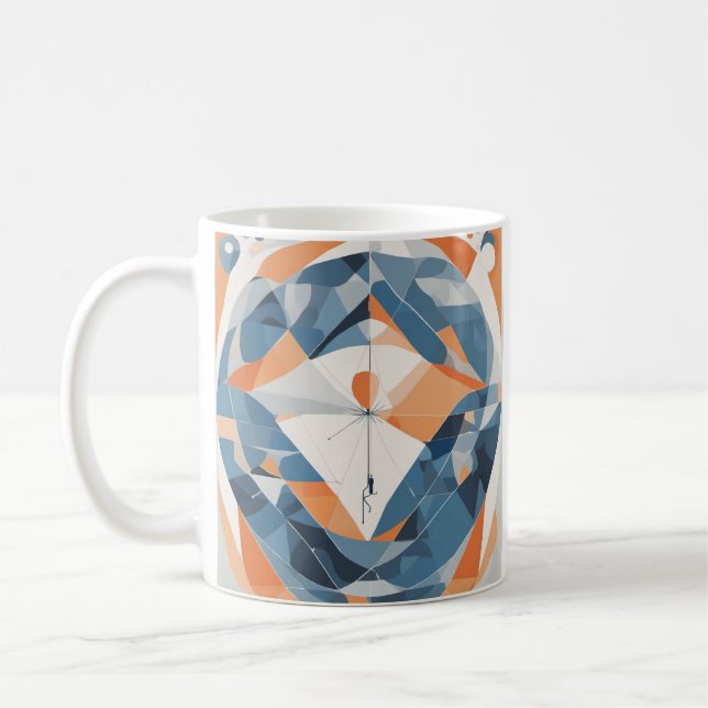 Mug Conception de canne à pêche pour poissons géométri (Gauche)