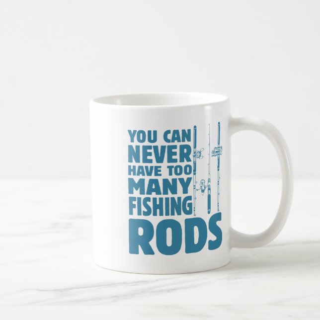 Mug Conception de cannes à pêche pour pêcheurs drôles  (Droite)