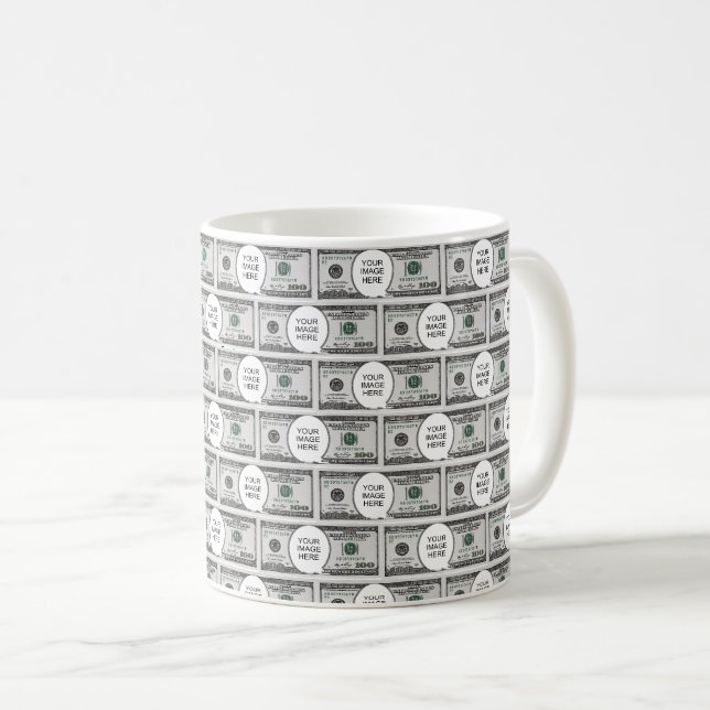 Mug Conception de carrelage avec votre image sur des i (Devant droit)