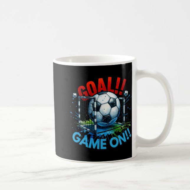 Mug Conception de célébration de filet Ll de football  (Droite)
