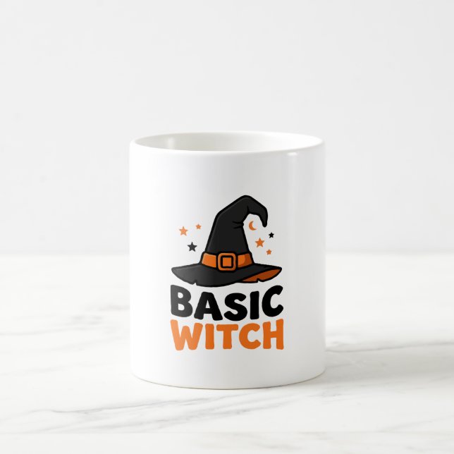 Mug Conception de chapeau de sorcière basique pour Hal (Centre)