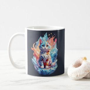 Mug Conception de chat en cristal mignon Imaginaire