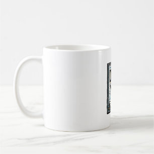 Mug Conception de chemise à gravure vintage Mode Papa