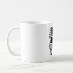 Mug Conception de chemise à gravure vintage Mode Papa 