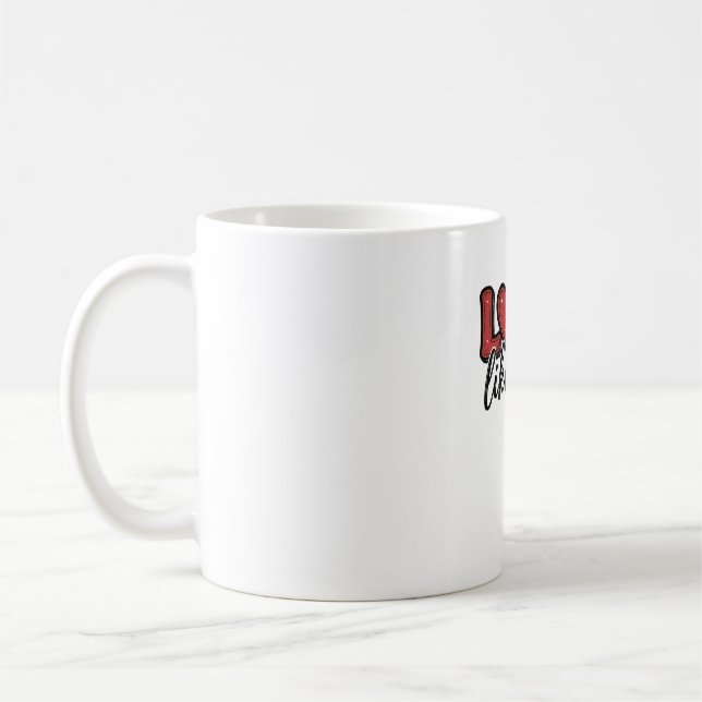 Mug Conception de chemise chrétienne vintage Love Like (Gauche)